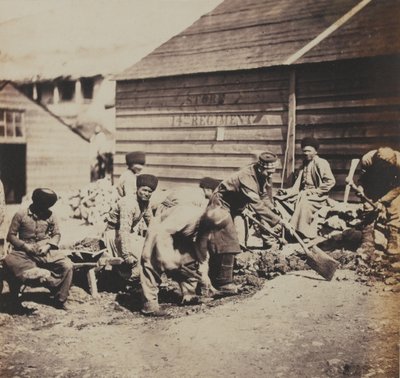 Tartaarse arbeiders door Roger Fenton